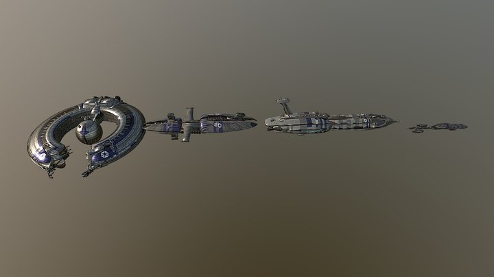 Dread Naughts Star Wars 3D Model