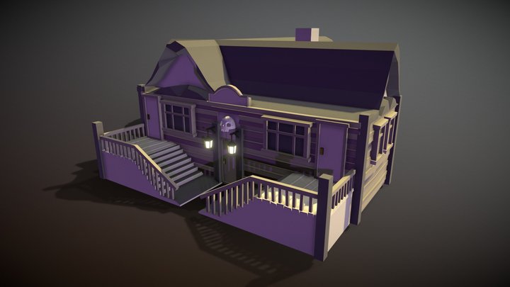 Wild West House 3D Model