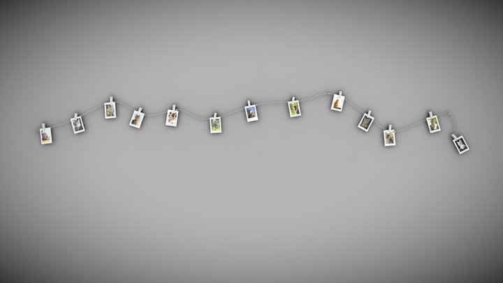 Wall Cats Picture Decoration , Wall decoration 3D Model