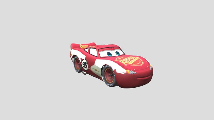 Lightning McQueen RS 3D Model