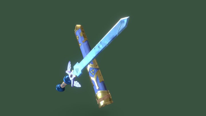 Sword & Scabbard 3D Model