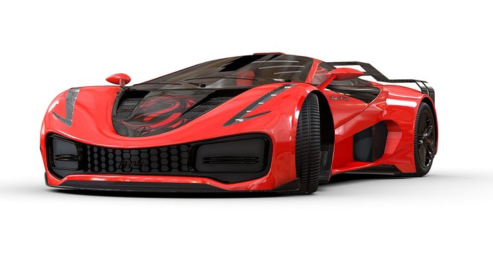 car concept MAD A14 3D Model