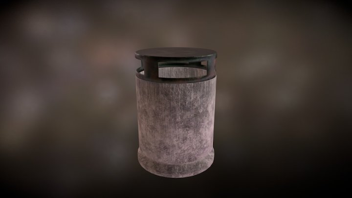 Trashcan 3D Model