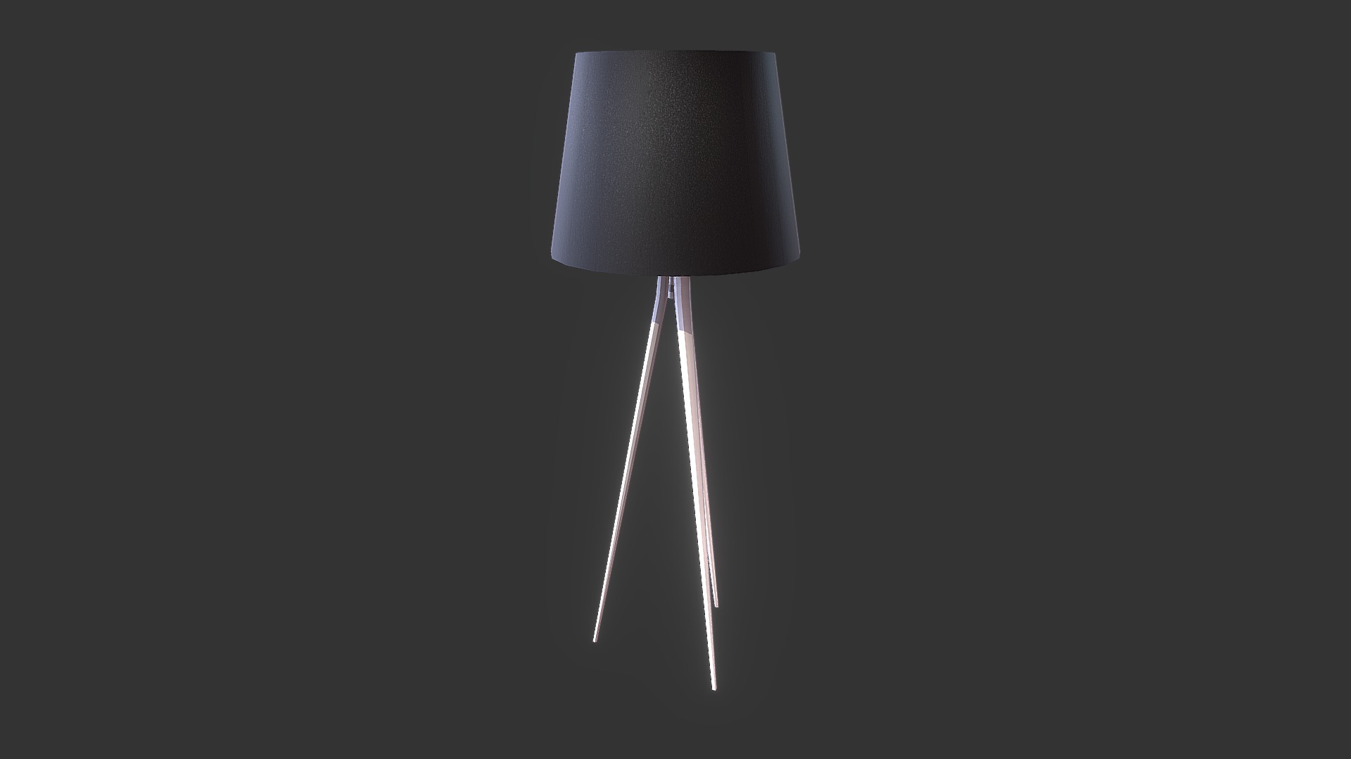 3D model Lamp - This is a 3D model of the Lamp. The 3D model is about a lamp on a black background.