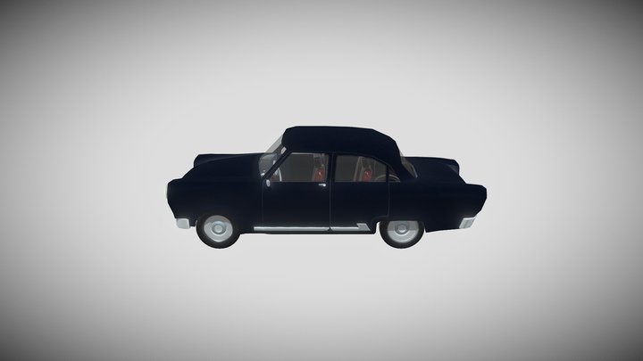 Black Volga 3D Model