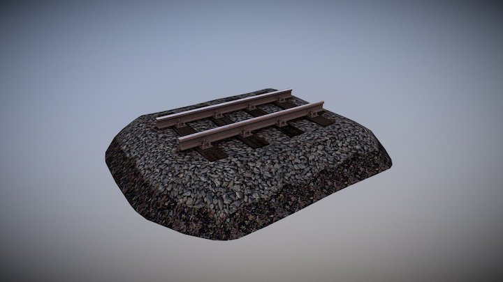K49 750mm Track 3D Model