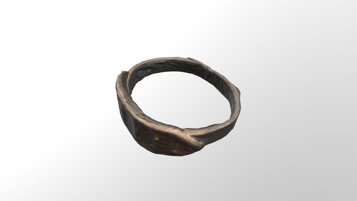 2025.0128 Copper-alloy finger ring 3D Model