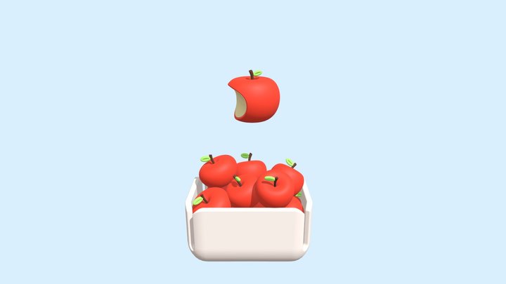 Zwx13 Apple Knows How Do We Exist 3D Model
