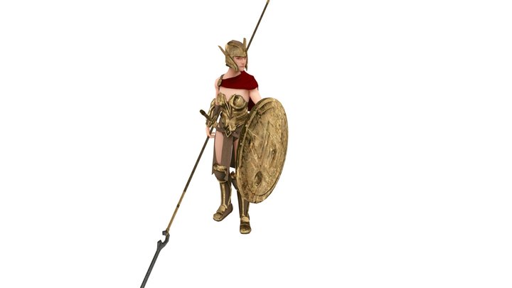 Spartan Unlit 3D Model