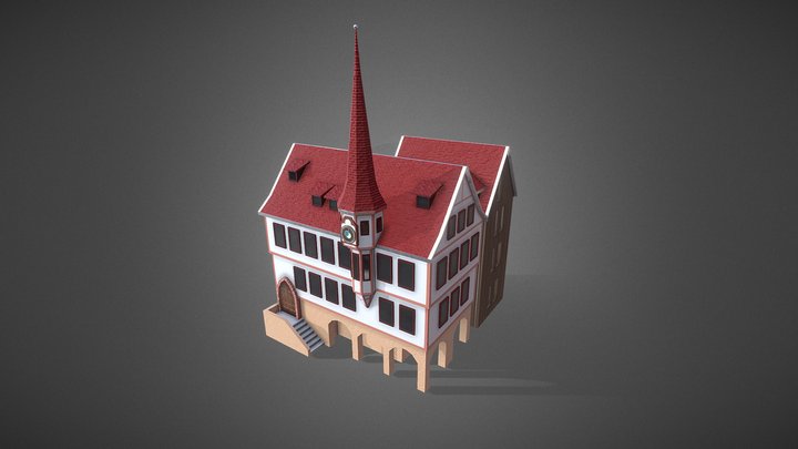 Townhall 3D Model