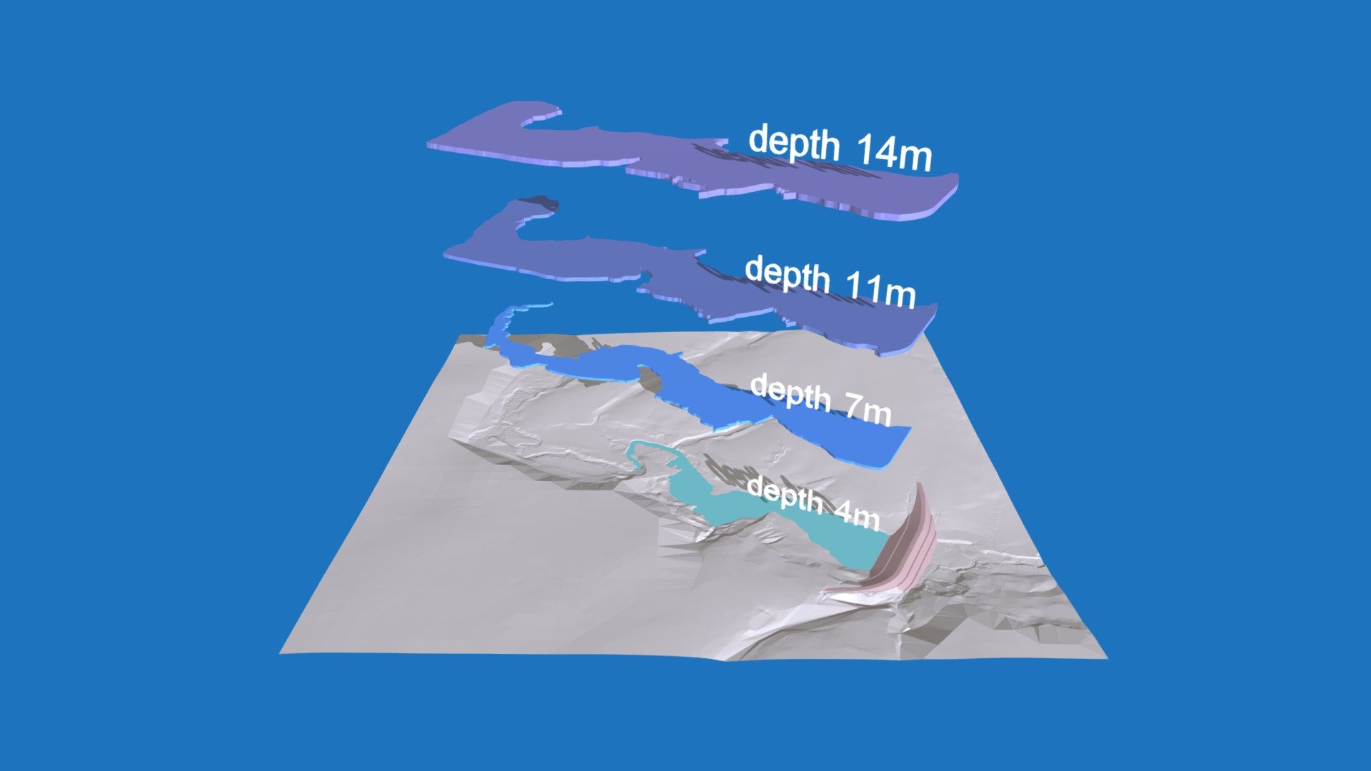 Range of depth 3D model by UrbanPlanMarket [e652e7b] Sketchfab