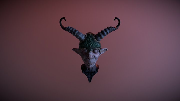 Satyre d'émeraude 3D Model