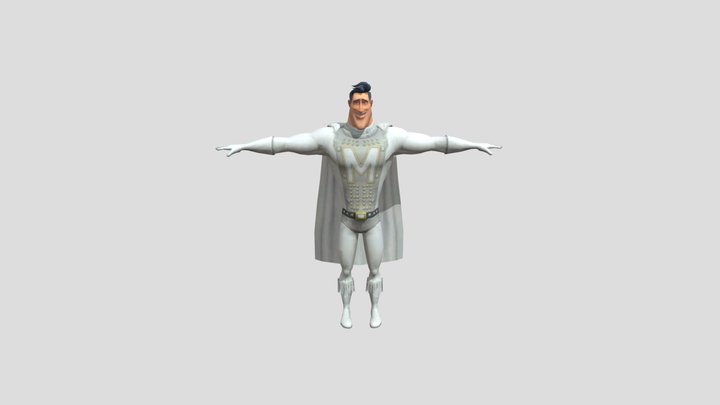 Metro Man 3D Model
