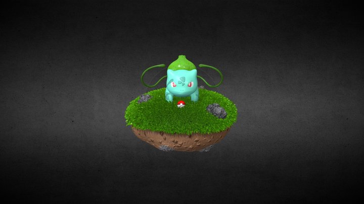 Pokemon: Bulbasaur 3D Model