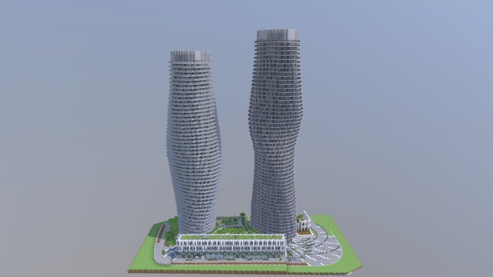 Minecraft Absolute World Misssissauga 3D Model