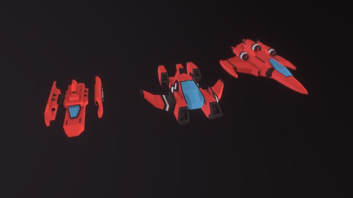 Starships 3D Model