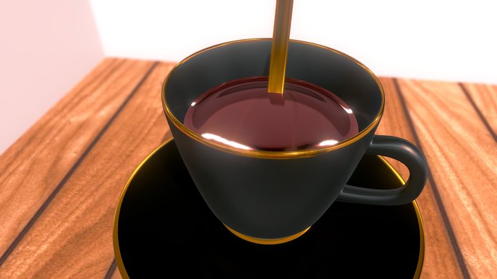 Taza de té 3D Model