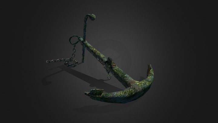 Sunken Anchor 3D Model