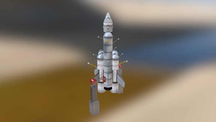 1st Rocket 3D Model