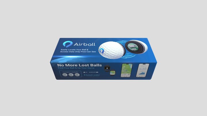 Airball V2 Package Box 3D Model