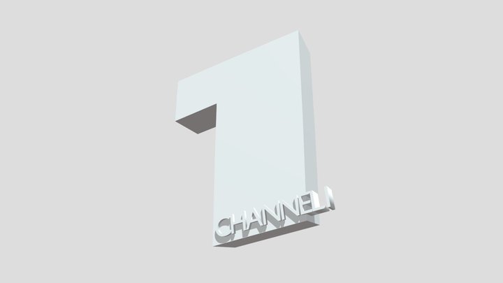 Channel1 Logo 3D Model