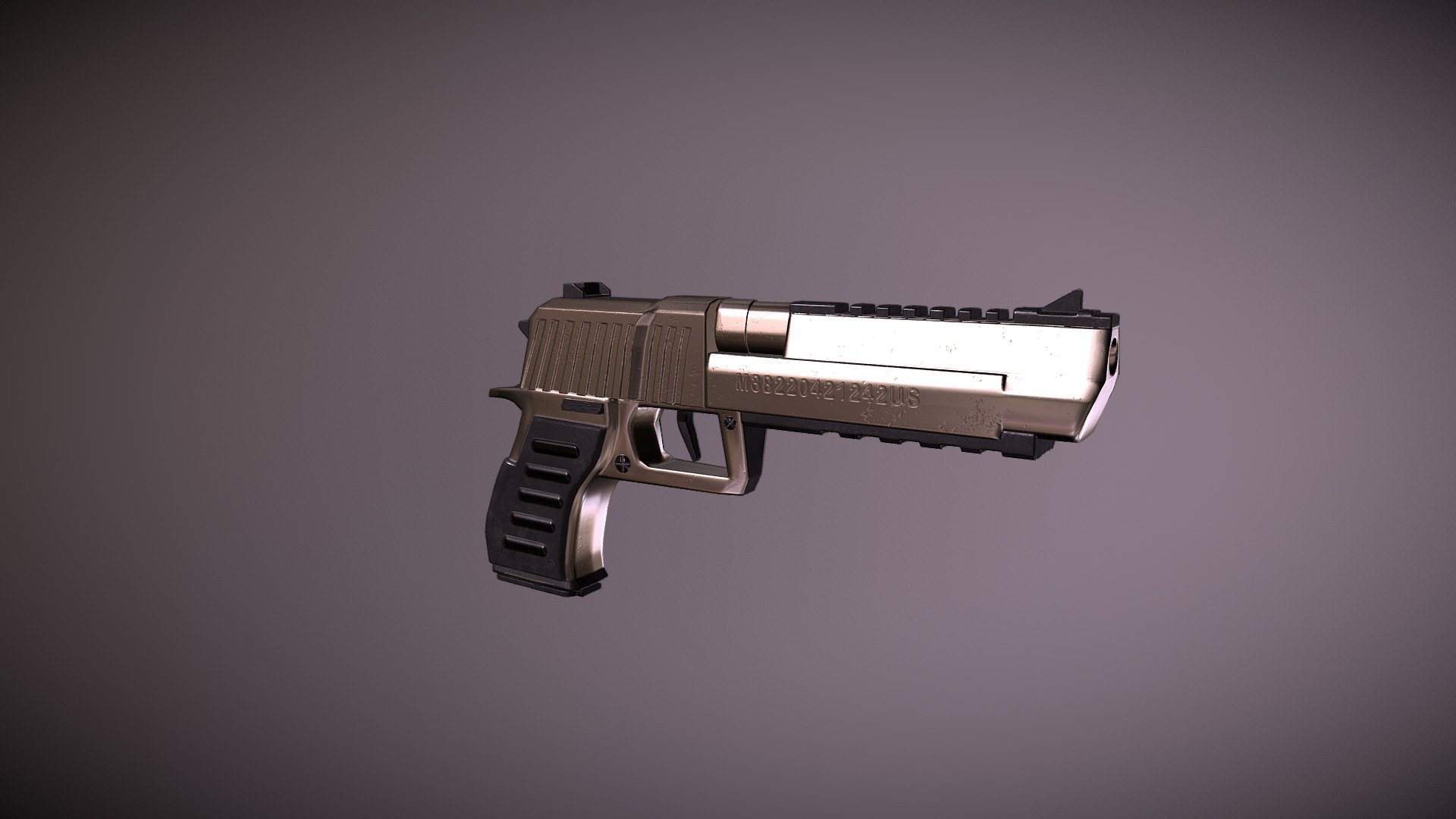 Deagle - 3d Model By Konfrenchy [e6563ec] - Sketchfab