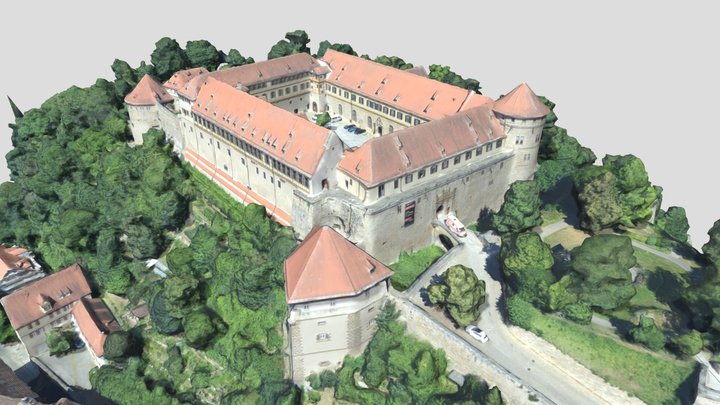Schloss Tuebingen inkl. 360° 3D Model