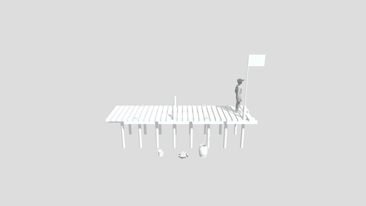 4 Props 3D Model