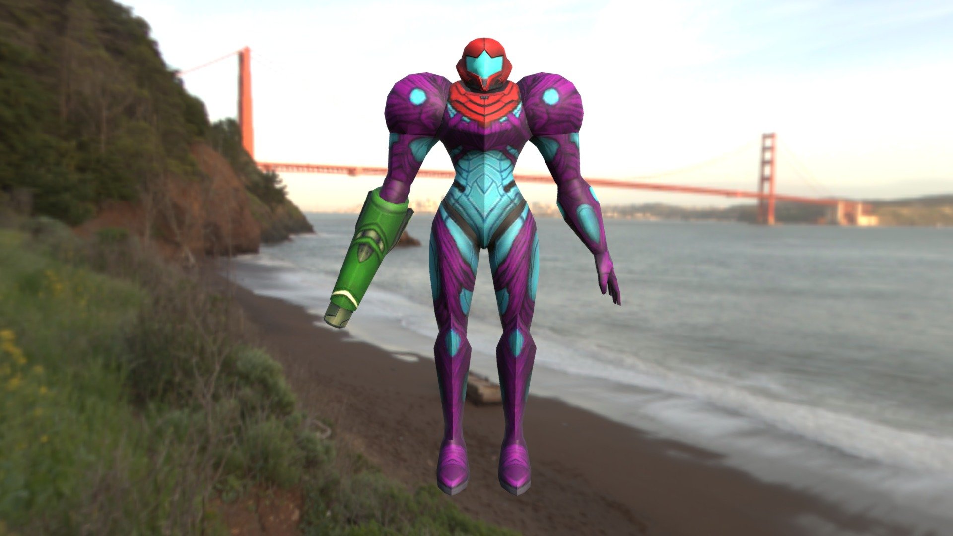 3DS - Metroid Samus Returns - Samus Fusion Mode - 3D model by ...