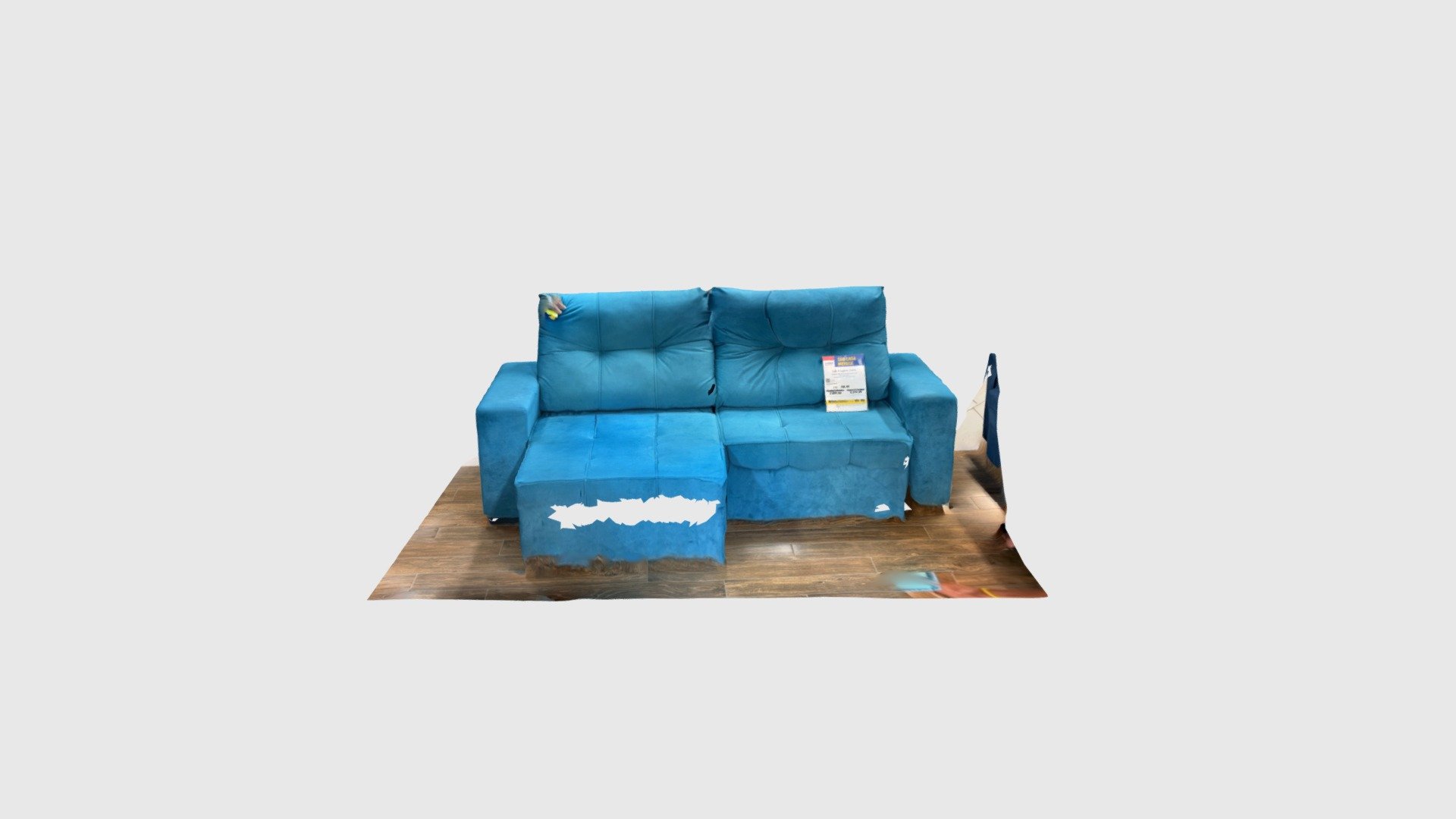 Blue couch