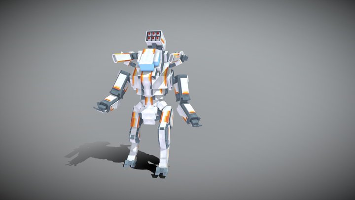 Mech Explorator LK-6 3D Model
