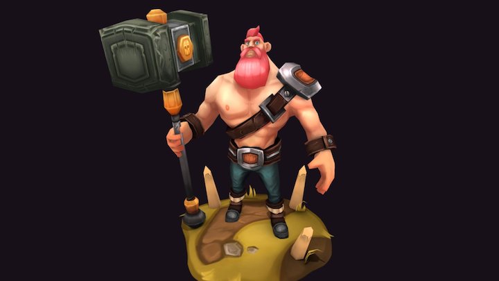 Barbarian 3D Model