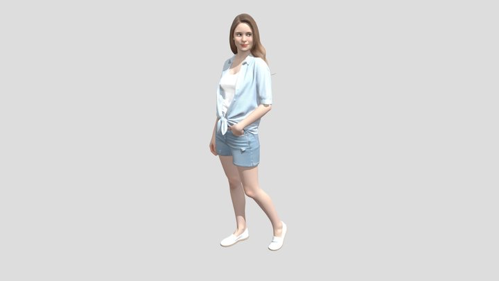 Casual Summer Look – Gratis 3D-model STL