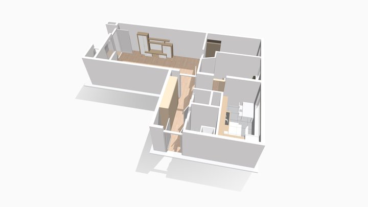Kecskemét, Forradalom utca 3D Model