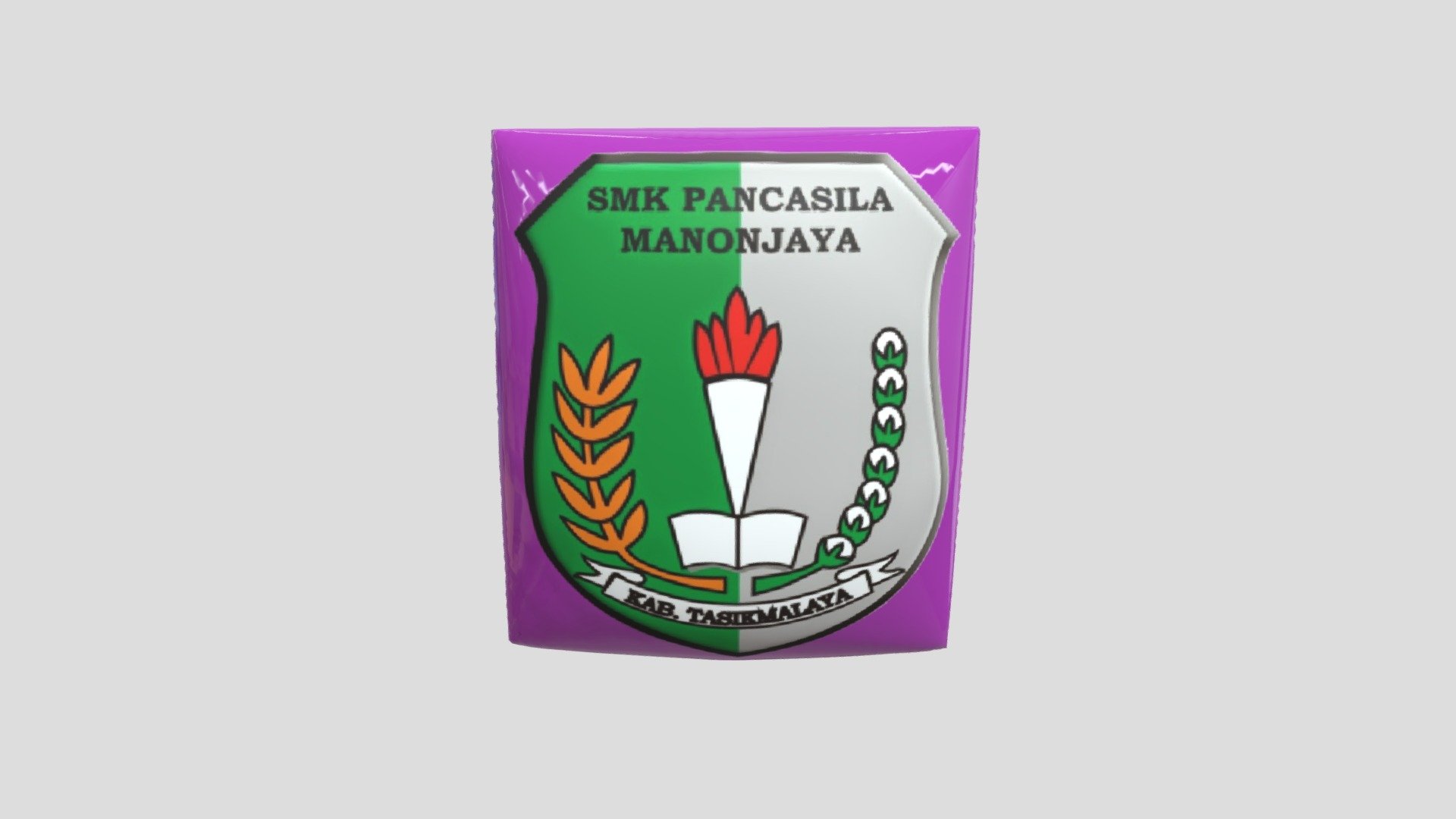 Bantal Logo Sekolah
