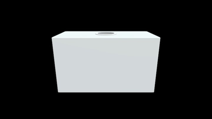 Dura-cast 102018 Lid 6in Whiteclear 3D Model