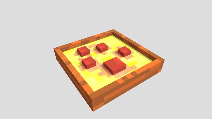 Minecraft FNaF Pizza 3D Model