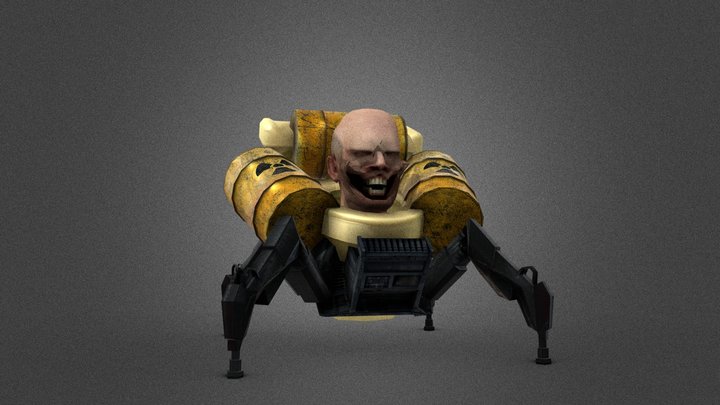 Acid Kamikaze Strider Toilet 3D Model