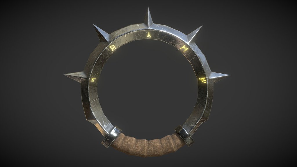 Ring Blade - Fantasy Game Weapon — low-poly weapons 3D model by Billy Jackman