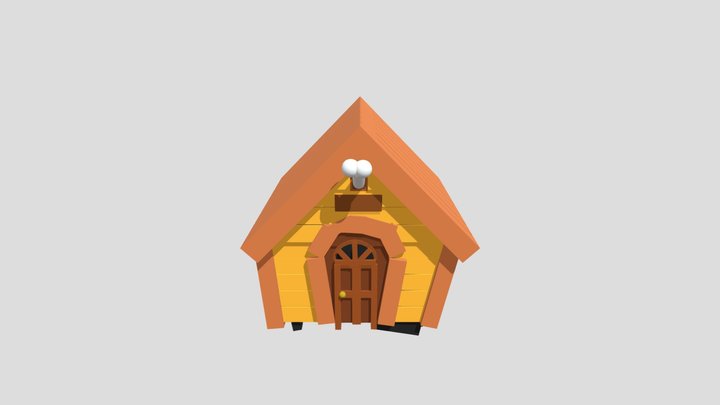Dogdays house (made in roblox) 3D Model