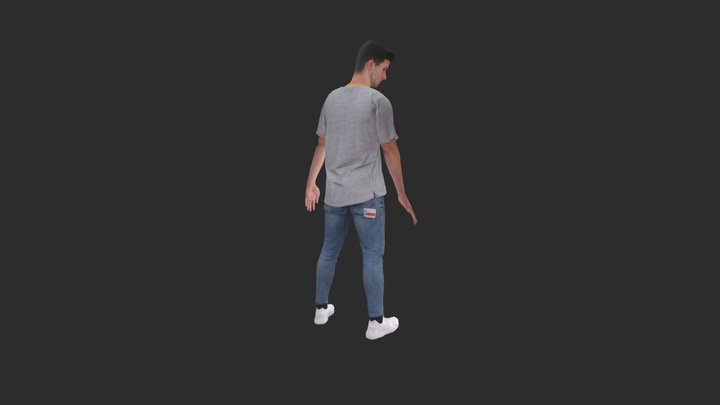 Manuel Animated 001 - 3D Dancing Man 3D Model