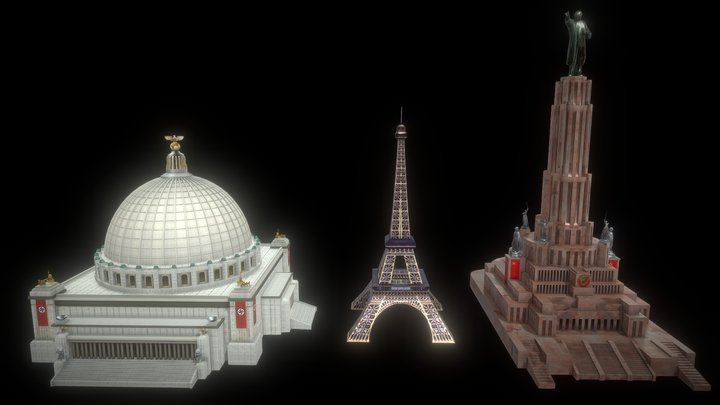 clash of ideologies 😉 (low poly) 3D Model