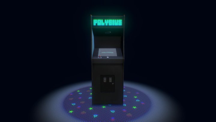 Polybius Arcade Cabinet 3D Model