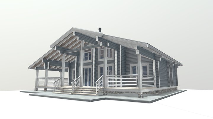 NORD CHALET 95+50 3D Model