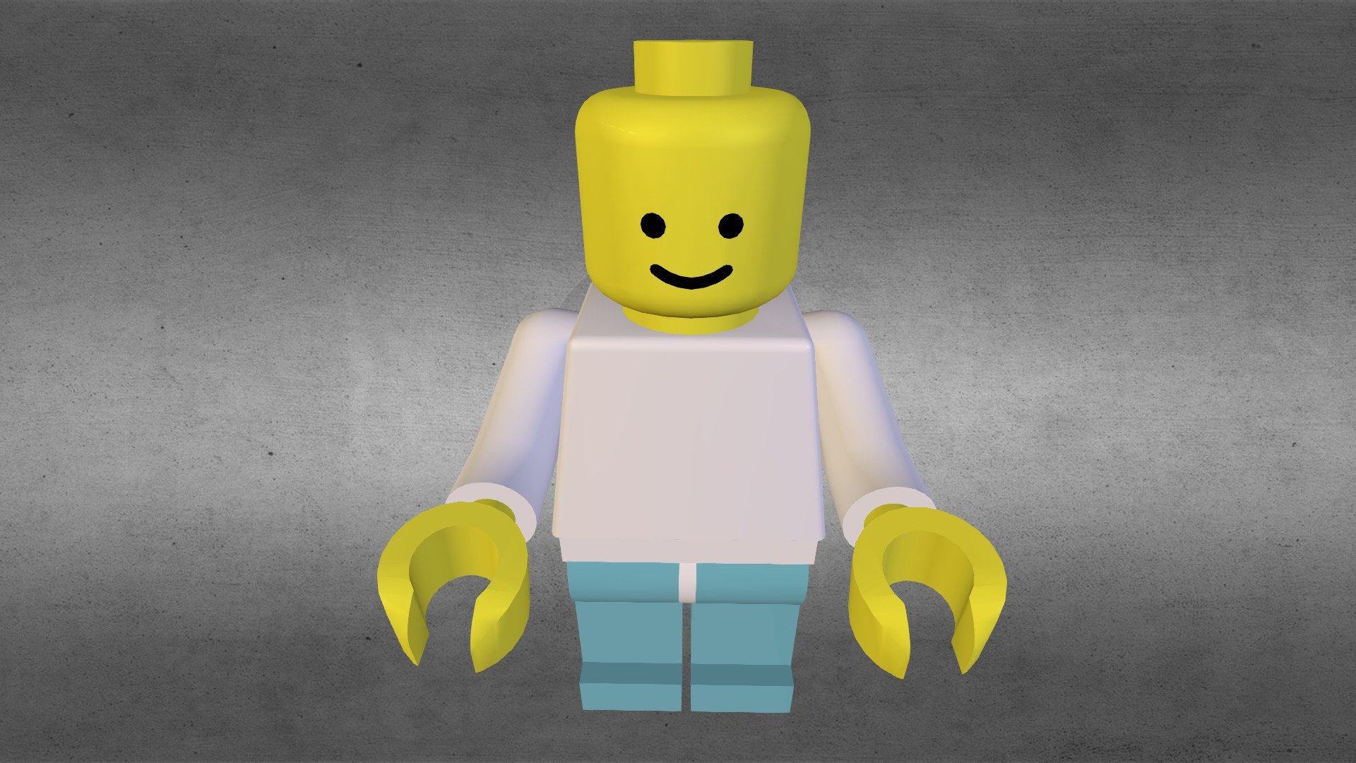 Lego-man Sketchfab color.