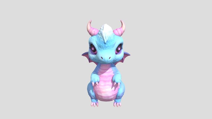 dragon neon 3D Model