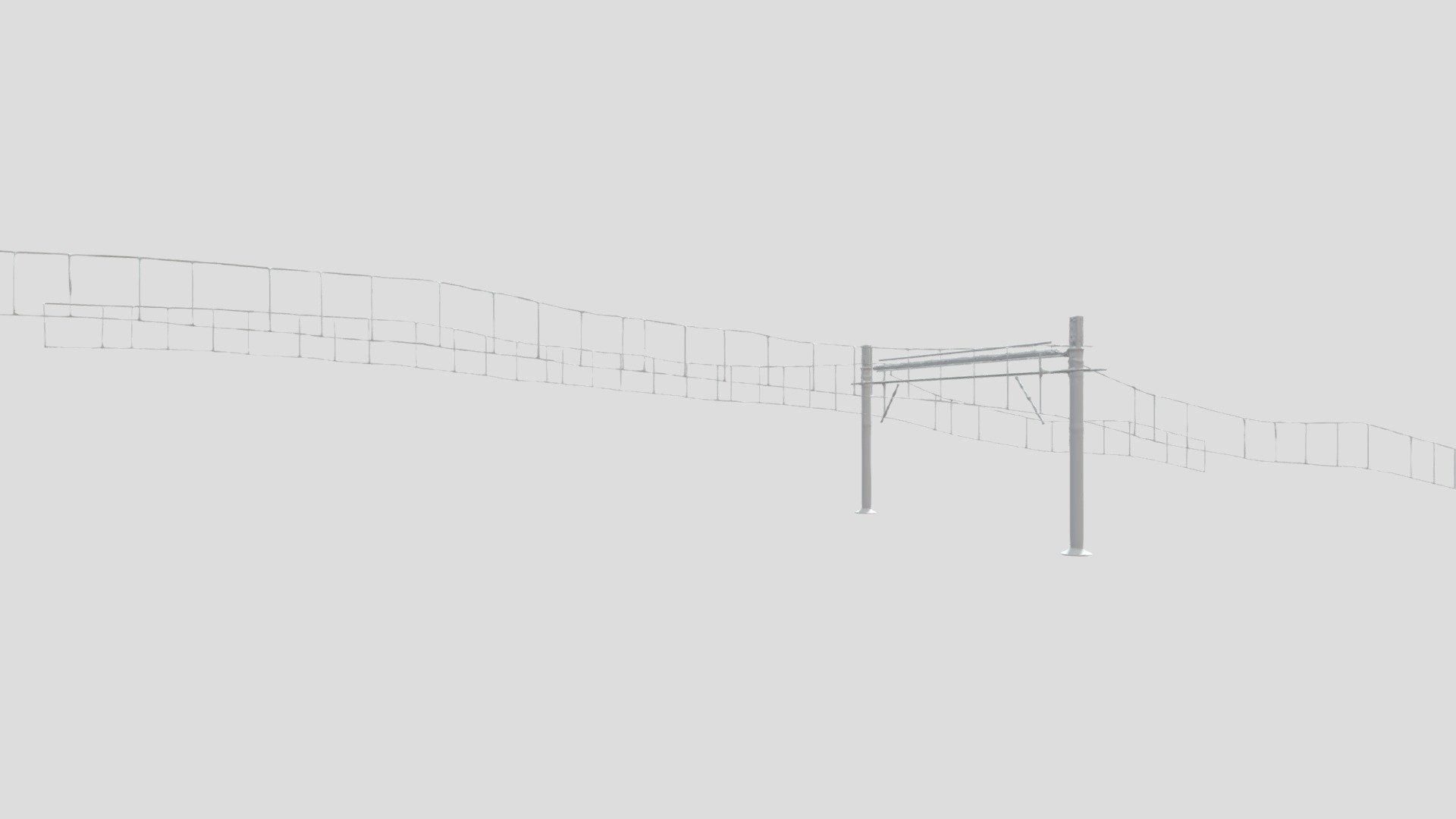 Railway Wires (white) - Download Free 3D model by Ksenia (@minova ...