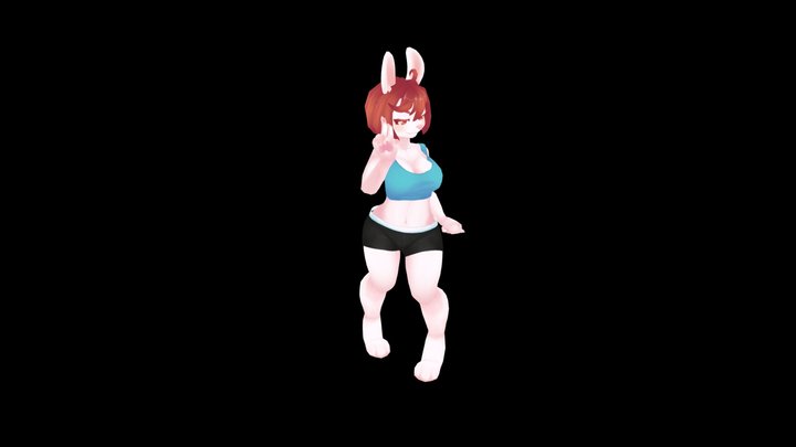 Bunny Girl 3D Model
