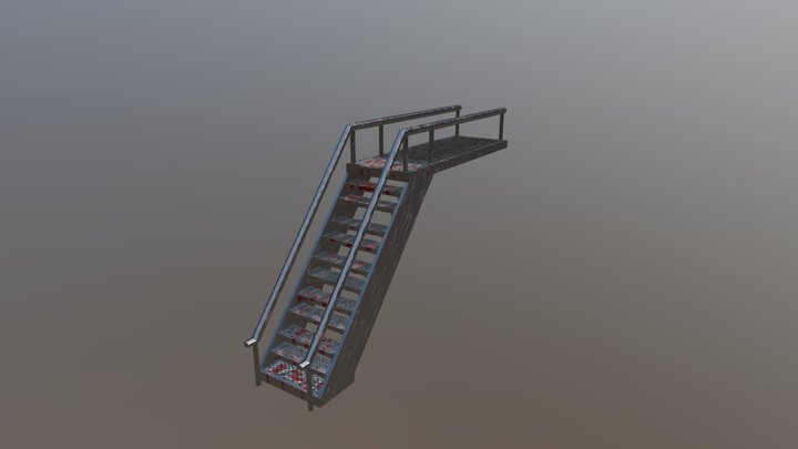 bloody stairs 3D Model