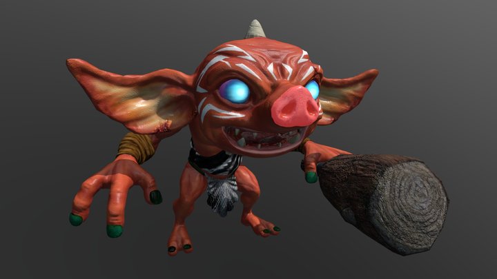 Bokoblin fight 3D Model